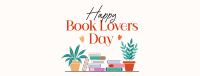 Book Lovers Celebration Facebook Cover Design