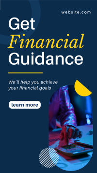 Modern Corporate Get Financial Guidance Facebook Story