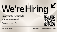 Simple We’re Hiring Facebook Event Cover Design