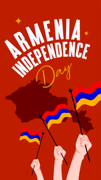 Celebrate Armenia Independence Facebook Story Design