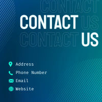 Smooth Corporate Contact Us Linkedin Post Design