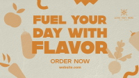 Food Flavors Quote Animation Design