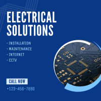 Professional Electrician Services Instagram Post Design