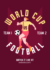 Football World Cup Tournament Poster