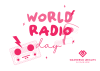 World Radio Day Postcard