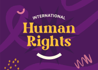 Human Rights Day Postcard