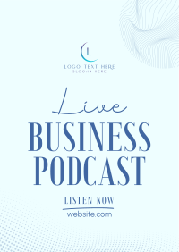 Corporate Business Podcast Flyer