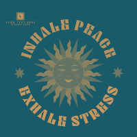 Peace Relax Day Instagram Post Design