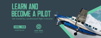 Flight Training Program Facebook Cover Image Preview