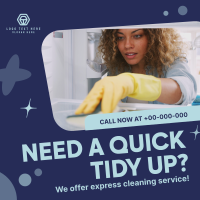 Quick Cleaning Service Instagram Post