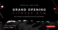 Fitness Gym Grand Opening Facebook Ad