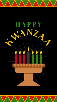 Happy Kwanzaa Instagram Story