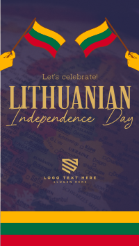 Modern Lithuanian Independence Day Facebook Story