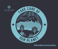 Environment Day Scenery Facebook Post Design