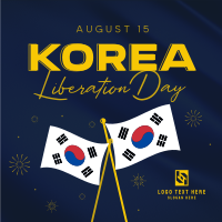 Korea Liberation Day Instagram Post