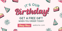 Business Birthday Promo Twitter Post