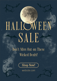 Spooky Sale Halloween Poster