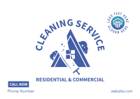 House Cleaning Service Postcard