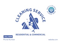 House Cleaning Service Postcard