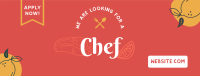 Restaurant Chef Recruitment Facebook Cover