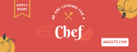 Restaurant Chef Recruitment Facebook Cover Image Preview