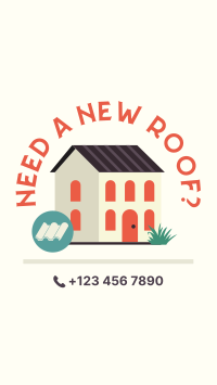 New House Roof Instagram Reel Image Preview