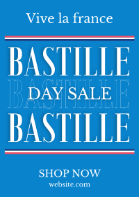 Happy Bastille Day Poster