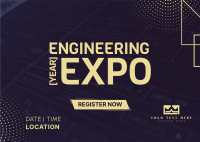 Engineering Expo Postcard