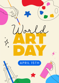 World Art Day Poster