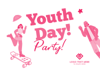 Youth Party Postcard