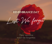 Remember Their Sacrifice Facebook Post