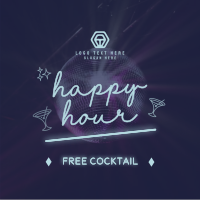 Cocktail Party Instagram Post Design