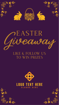 Easter Bunny Giveaway Instagram Story