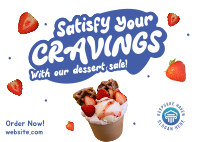 Dessert Cravings Postcard Image Preview