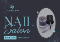 Beauty Nail Salon Postcard