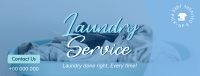 Professional Dry Cleaning Laundry Facebook Cover