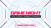 Game Night Tech YouTube Banner Design