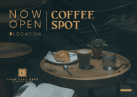 Coffee Spot Postcard Design