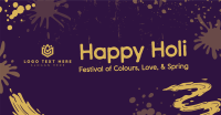 Holi Celebration Facebook Ad Image Preview