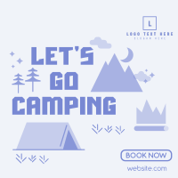 Camp Out Instagram Post Design