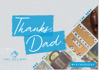 Film Father's Day Postcard