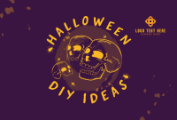 Halloween Skulls DIY Ideas Pinterest Cover