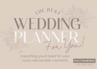 Your Wedding Planner Postcard
