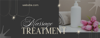 Hot Massage Treatment Facebook Cover