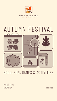 Fall Festival Calendar Facebook Story