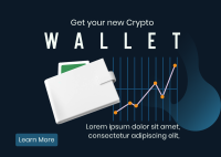 Get Crypto Wallet  Postcard