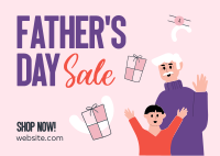 Fathers Day Sale Postcard