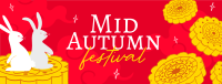 Bunny Mid Autumn Festival Facebook Cover Image Preview