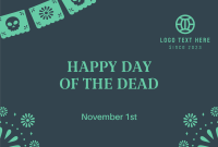 Happy Day of the Dead Pinterest Cover Design