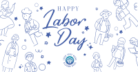 Labor Day  celebration Facebook Ad